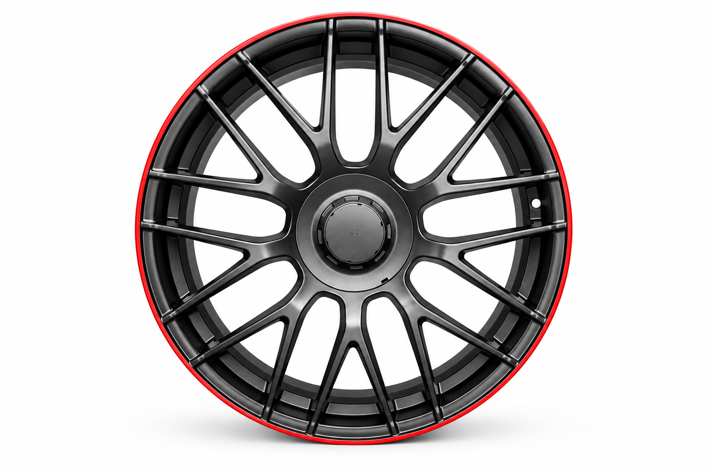 19" MERCEDES STYLE AMG Matt black Red Lip