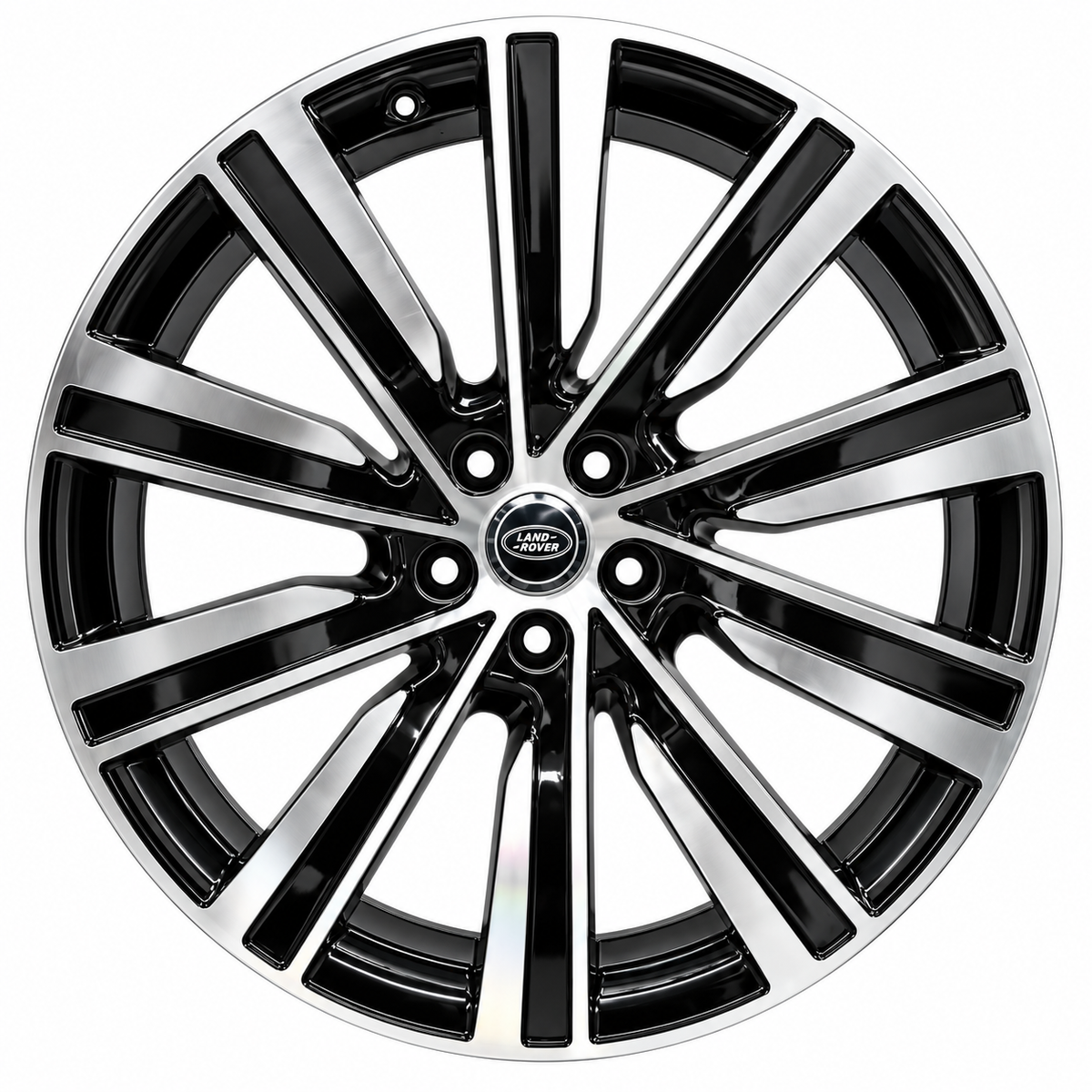 23" LAND ROVER STYLE 460 Black Machined 1
