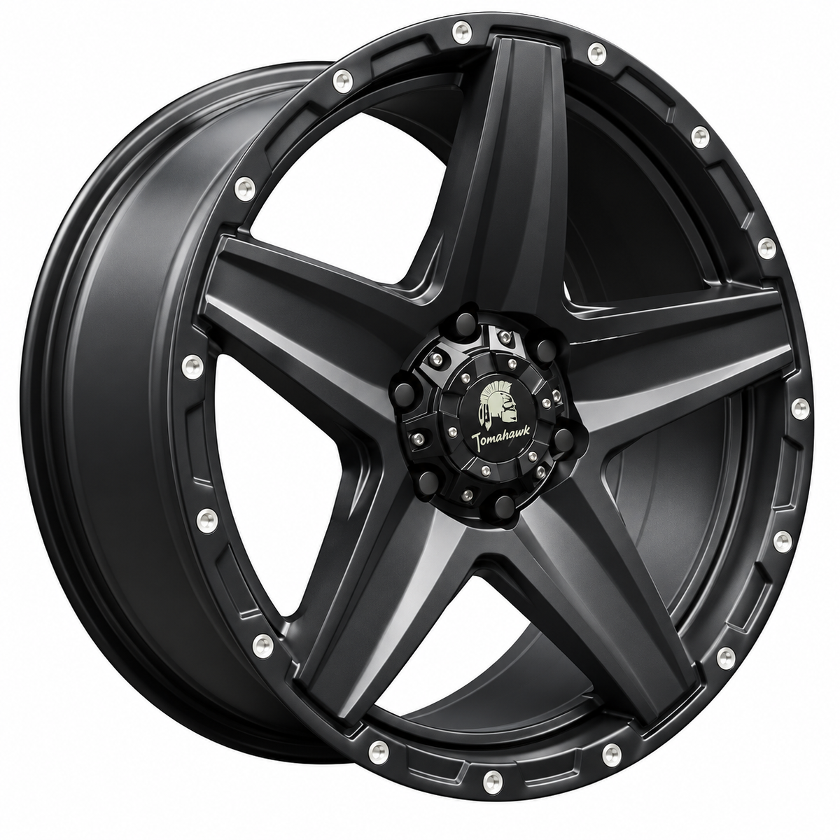 20" APACHE APACHE Black Machined Face