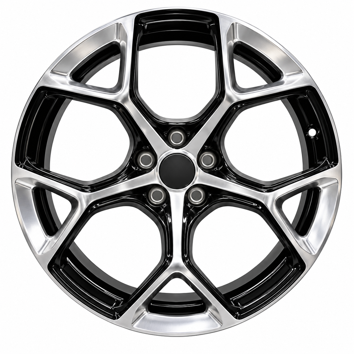 20" AUDI RS6 STYLE RS6 Black Machined