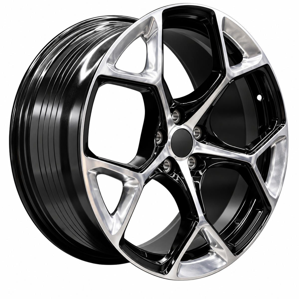 20" AUDI RS6 STYLE RS6 Black Machined