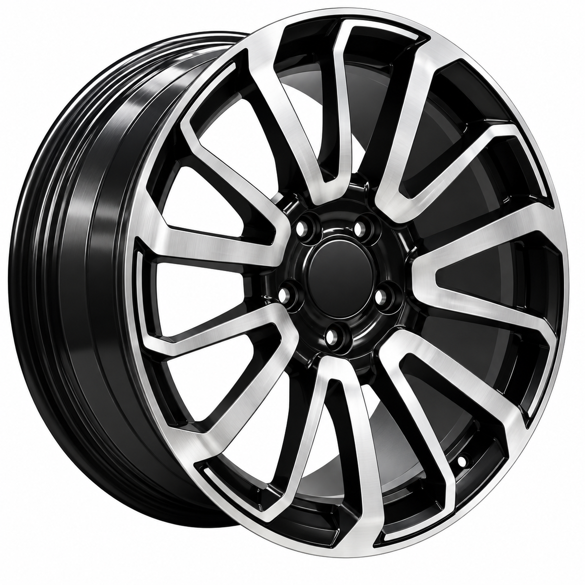 20" RANGE ROVER TURBINE STYLE Turbine Black Machined