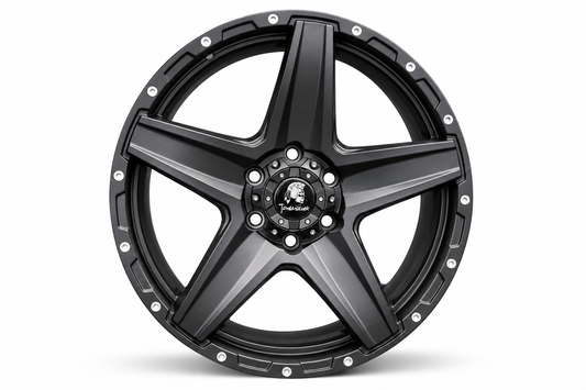 20" APACHE APACHE Black Machined Face