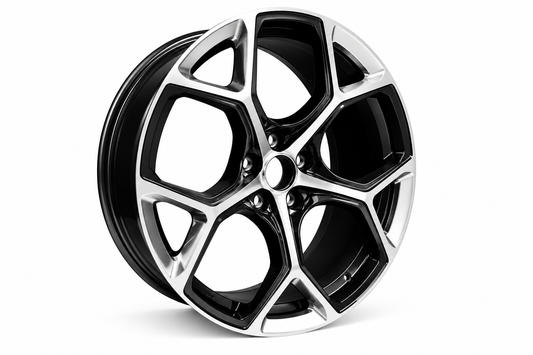 20" AUDI RS6 STYLE RS6 Black Machined