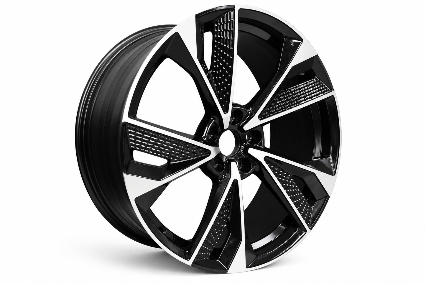 20" AUDI RS7 STYLE RS7 Black Machined Face