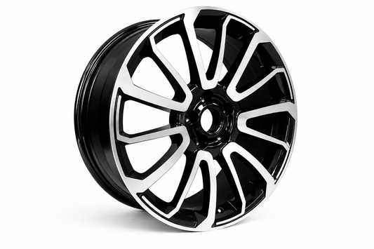 20" RANGE ROVER TURBINE STYLE Turbine Black Machined