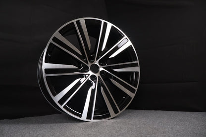 23 inch black Range Rover style alloy wheel with multi spoke design