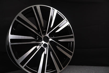 23 inch black Range Rover style alloy wheel with multi spoke design